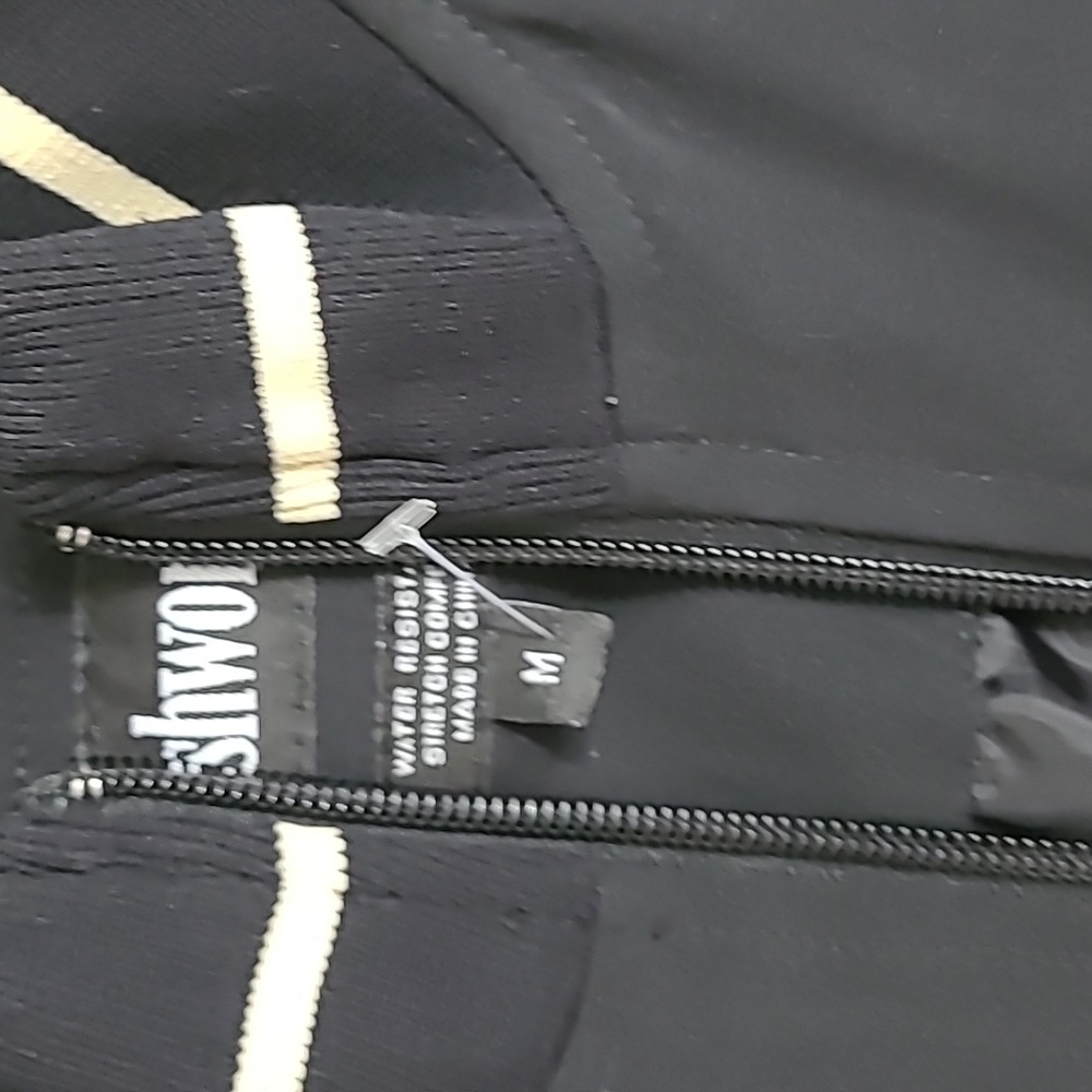Ashworth Pullover Mens L 1/4 Snap Black Weather Systems Golf Windbreaker M - Picture 4 of 8